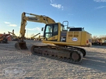 Used Komatsu Excavator in yard